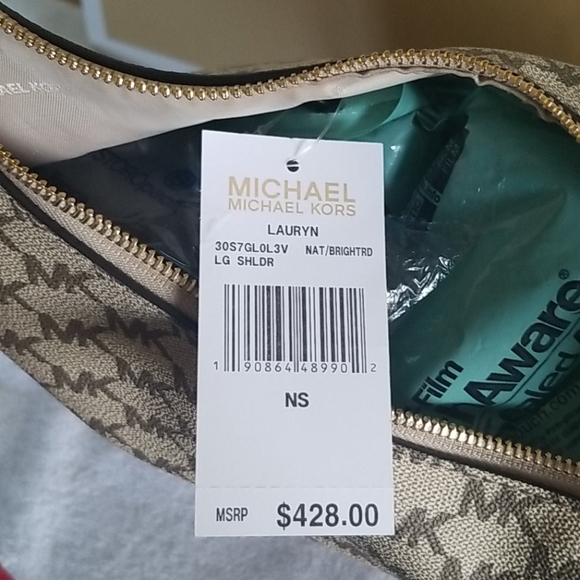 Michael kors- LAURYN bcrossbody- shoulder handbag - leather. - Picture 7 of 10